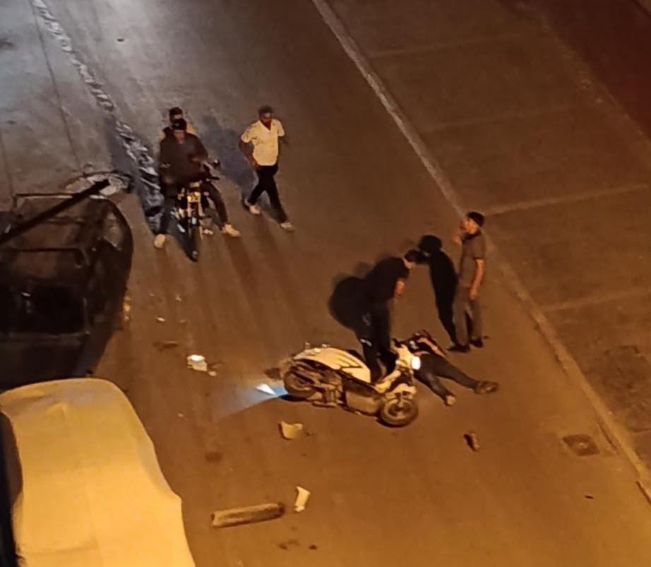 Birecik’te gece yarısı motor kazası: 1 yaralı!