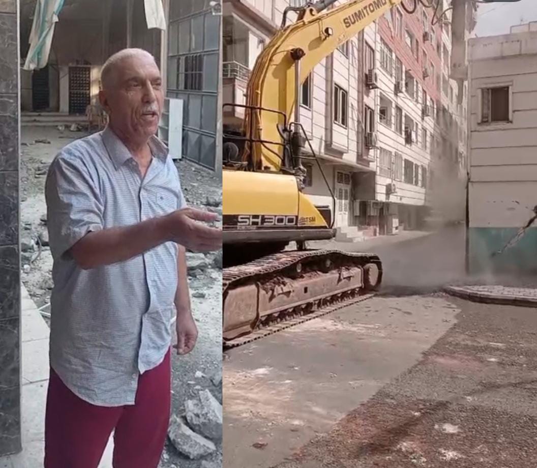 Tanık Ajans takip etti, Yeni Arabi Camii’nde yıkım başladı!