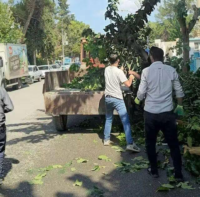 Akçakale’de çevre düzenleme mesaisi