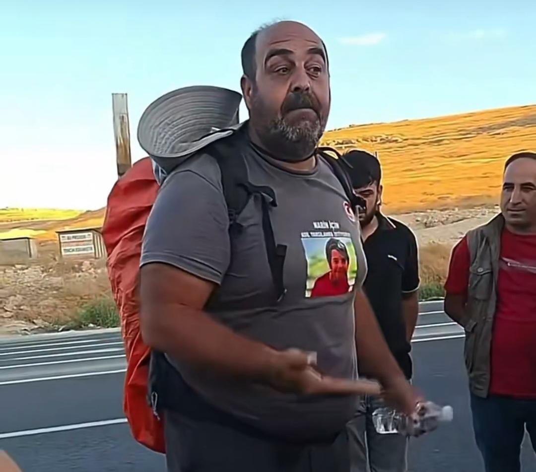 Arif Güran’ın adalet yürüyüşünde Şanlıurfa gerilimi: “Beni buradan çıkardılar “