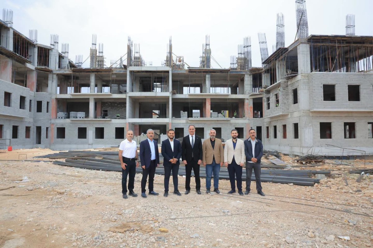 Eyyübiye Belediye Hizmet Binası inşaatında çalışmalar sürüyor
