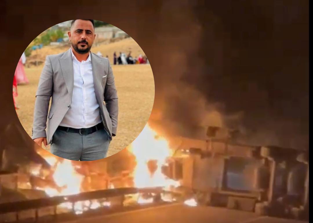 Yakıt tankeri alev alev yandı, sürücü içinde can verdi!